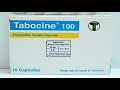 تابوسين كبسولات لعلاج الالتهابات البكتيريا Tabocin Capsules