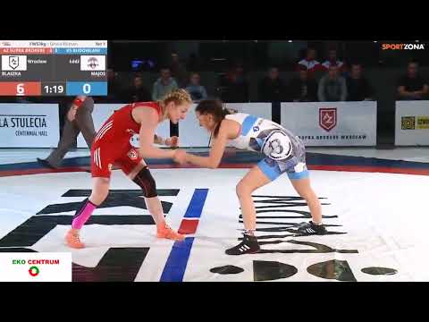 FW 53 kg: J. Blaszka vs M. Majos (1/9) - 10.01.2018