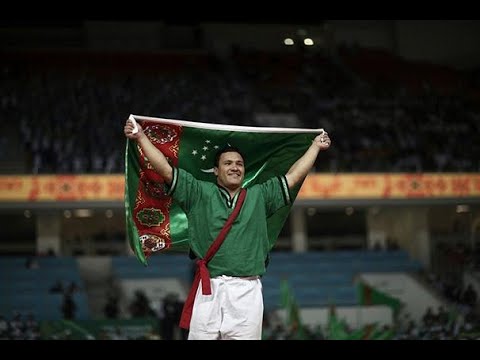 With a thundering body slam, Turkmenistan hits the world sports stage