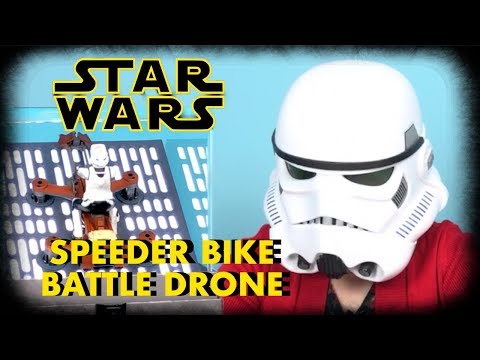PROPEL STAR WARS BATTLE DRONE SPEEDER BIKE Unboxing and Hands On!