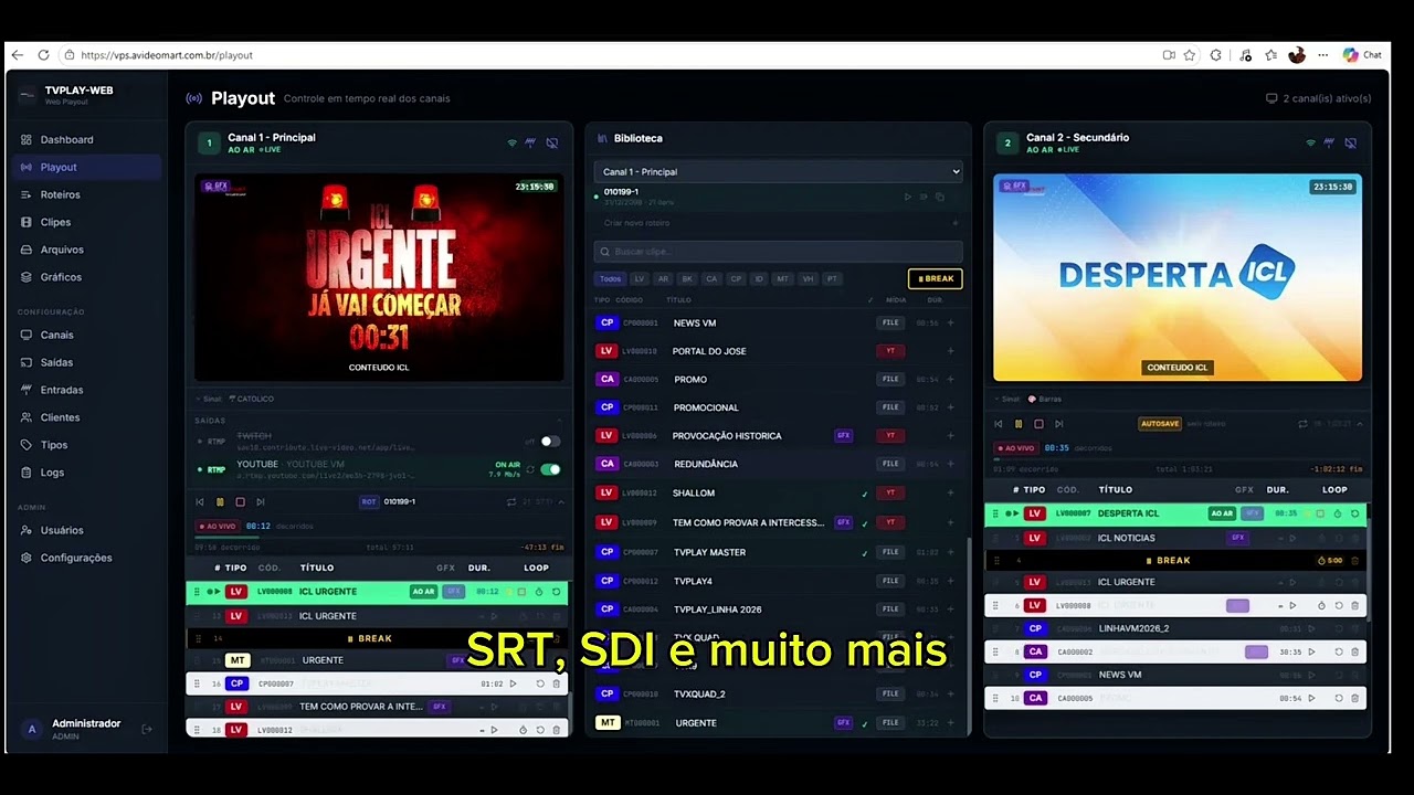 Miniatura do vídeo — TVPLAY WEB
