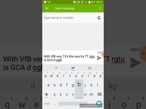 Attempting to use the keyboard on a Umidigi Crystal