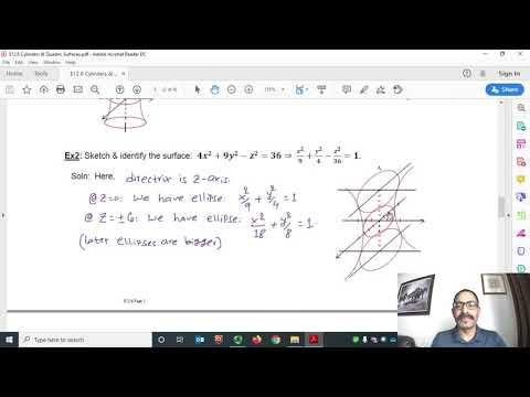 $12.6: Cylinders and Quadric Surfaces in 3D | Calculus 3 Lecture – Dr. Dahal