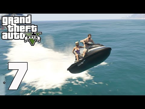 Grand Theft Auto 5(GTA 5) - Gameplay Walkthrough Part 7 - Bike Ride &  Jet Ski chase(Pc)