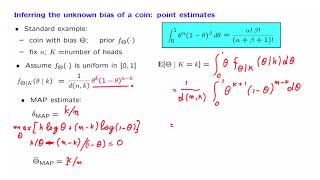 L14.9 Inferring the Unknown Bias of a Coin - Point Estimates