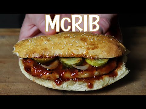 How To Make A Mcdonald's Mcrib At Home For Less Than A Dollar! The best copycat recipe.