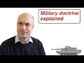 What is military doctrine?