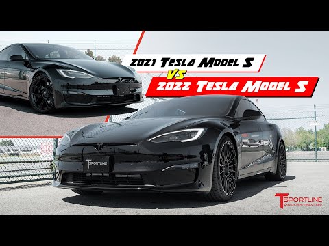 NEW 2022 Tesla Model S Plaid vs 2021 Tesla Model S Plaid, What's the Difference Side-by-Side Comparo