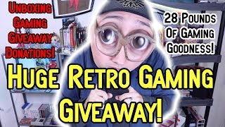 Huge Retro Gaming Giveaway - Unboxing Donations!