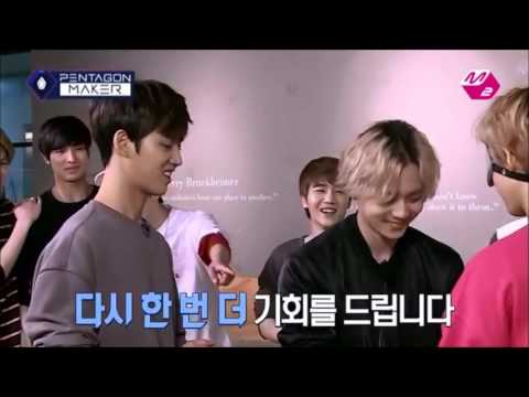 PENTAGON Funny Clip #50 - Hui can't find his wife's hands