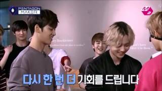 PENTAGON Funny Clip #50 - Hui can't find his wife's hands