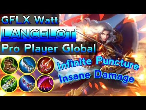 Infinite puncture!!most Insane Damage [top global lancelot 2021 terbaru] by Watt~MLBB