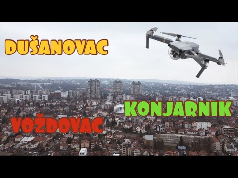 Beograd - Voždovac, Dušanovac i Konjarnik iz vazduha 4K