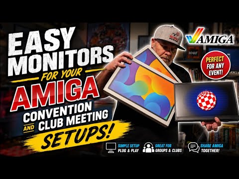 Easy Monitor Solutions for Amiga Conventions & Club Meetings