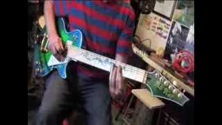 Chris Finnen Rollin and Tumblin on an Ali Kat aluminium Guitar