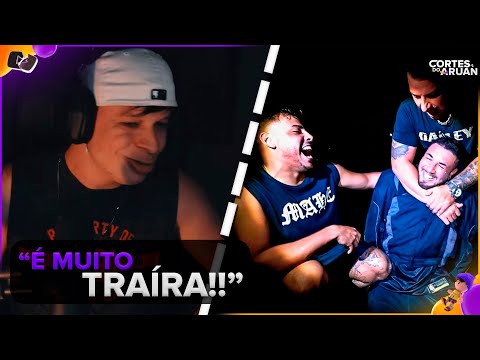 ARUAN REAGE: EU SOU O LADRAO DO CONTÊINER!! KKKKKKKKKKKKKKKK (LEO DA HORNET) - Cortes do Aruan