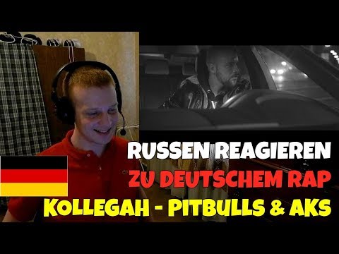 RUSSIANS REACT TO GERMAN RAP | KOLLEGAH - Pitbulls & AKs | REACTION TO GERMAN RAP
