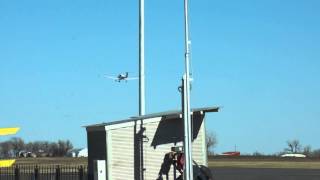 preview picture of video 'Diamond DA40 Taking off from Elk City (KELK) - Cocheran'