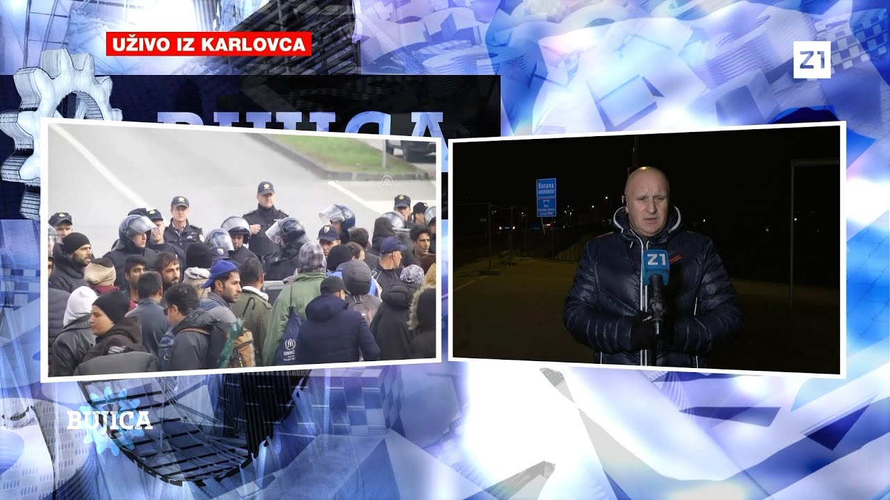 BUJICA 12.1.2024. RIBIĆ: Migranti oskrnavili križeve kod Karlovca? HIT: TikToker o dočeku u Zagrebu!