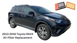 2013-2018 Toyota RAV4 Air Filter Replacement
