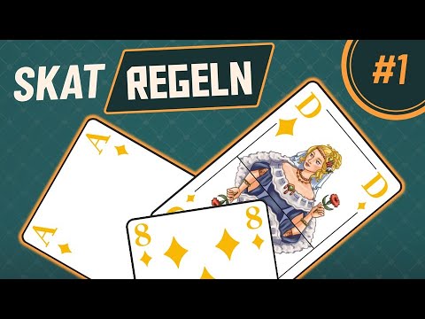 Die Skatregeln für Anfänger Teil 1: Grundlagen von Skat und ähnlichen Stichspielen.
