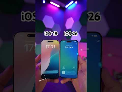 iOS 18 vs iOS 26 👀