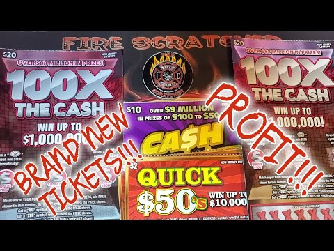 Profit!!! | New Tickets From the NJ Lottery!!!