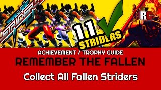 preview picture of video 'Strider - REMEMBER THE FALLEN - Achievement / Trophy Guide - Collect All Fallen Striders'