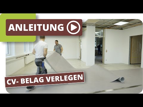 PVC-Belag verlegen und verschweißen