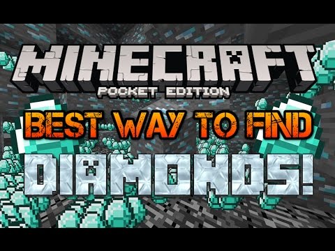 BEST WAY TO FIND DIAMONDS! Minecraft Pocket Edition - Gameplay, Kingdom Kids Zone, Minecraft - EYstreem