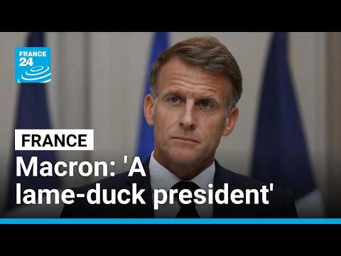 'Lame-duck president' Macron notes 'failures' after France unrest