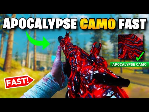 UNLOCK APOCALYPSE CAMO IN 1 DAY! Fastest Way To Unlock Apocalypse Camo In Warzone