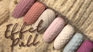 Tuto Nail art Effet pull