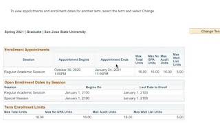 How to check your enrollment date