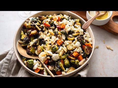 Roasted Brussels Sprout Salad Recipe