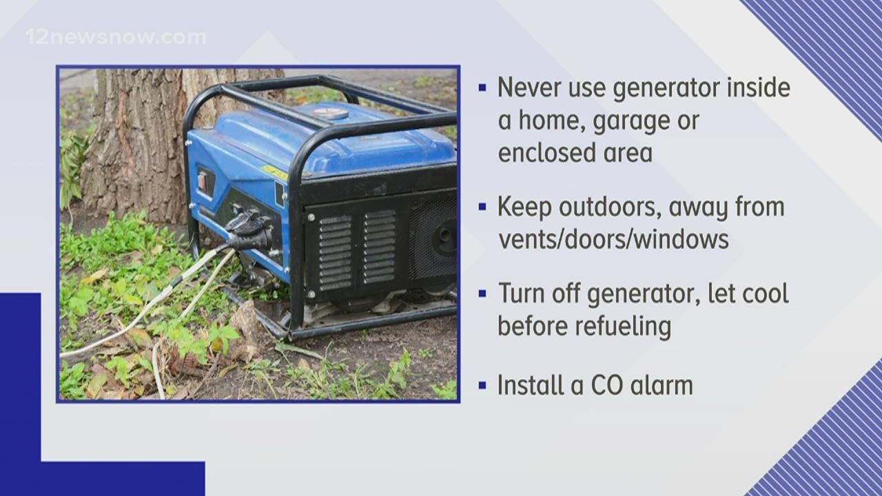 WINTER STORM: Generator safety tips ahead of potential icestorm