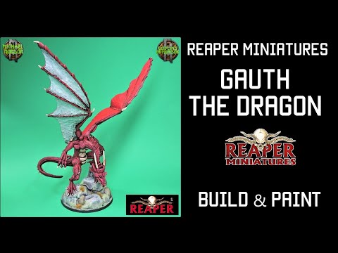 Reaper Miniatures, Gauth the dragon, Build and Paint (HD)