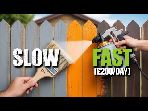 Start a Fence Painting Business: Start This for Under £300 - low-cost business idea