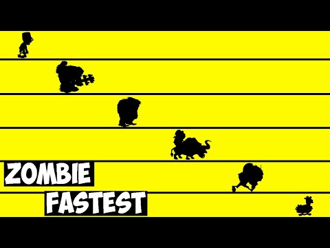 PvZ 2 Tournaments Run "The FASTEST ZOMBIE" - Who Will Win?