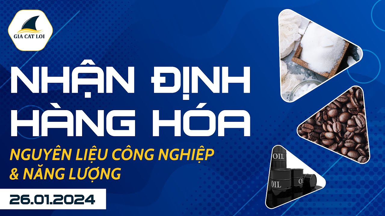 Nhận Định Hàng Hoá Năng Lượng & Nguyên Liệu Công Nghiệp Ngày 26/01/2024