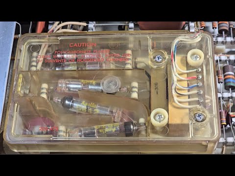 CRT Anode Supply and Driver Tubes in the Tektronix 547