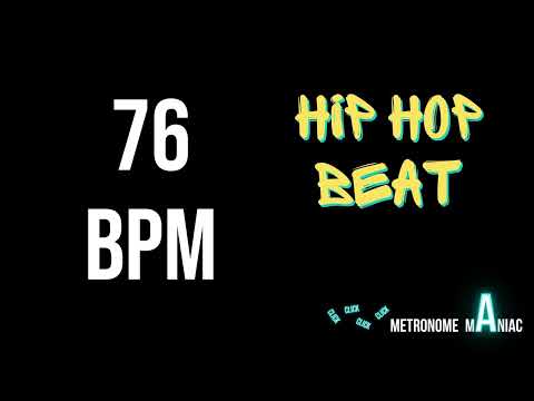 Drum loop - HIP HOP beat - 76 BPM