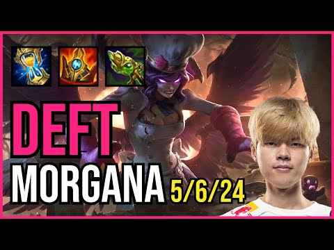DEFT - MORGANA vs LILLIA Jungle - KR Grandmaster - Patch 11.5