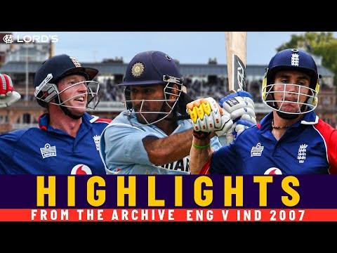 Dhoni, KP & Collingwood Impress in Another England India Final! | Classic ODI | England v India 2007