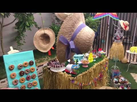 Happy Birthday Qais 🍍🏖 - summer party 🏝☀️