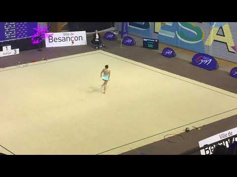 Alison Robin corde - Nat B 18 ans et + - France Besançon 2018