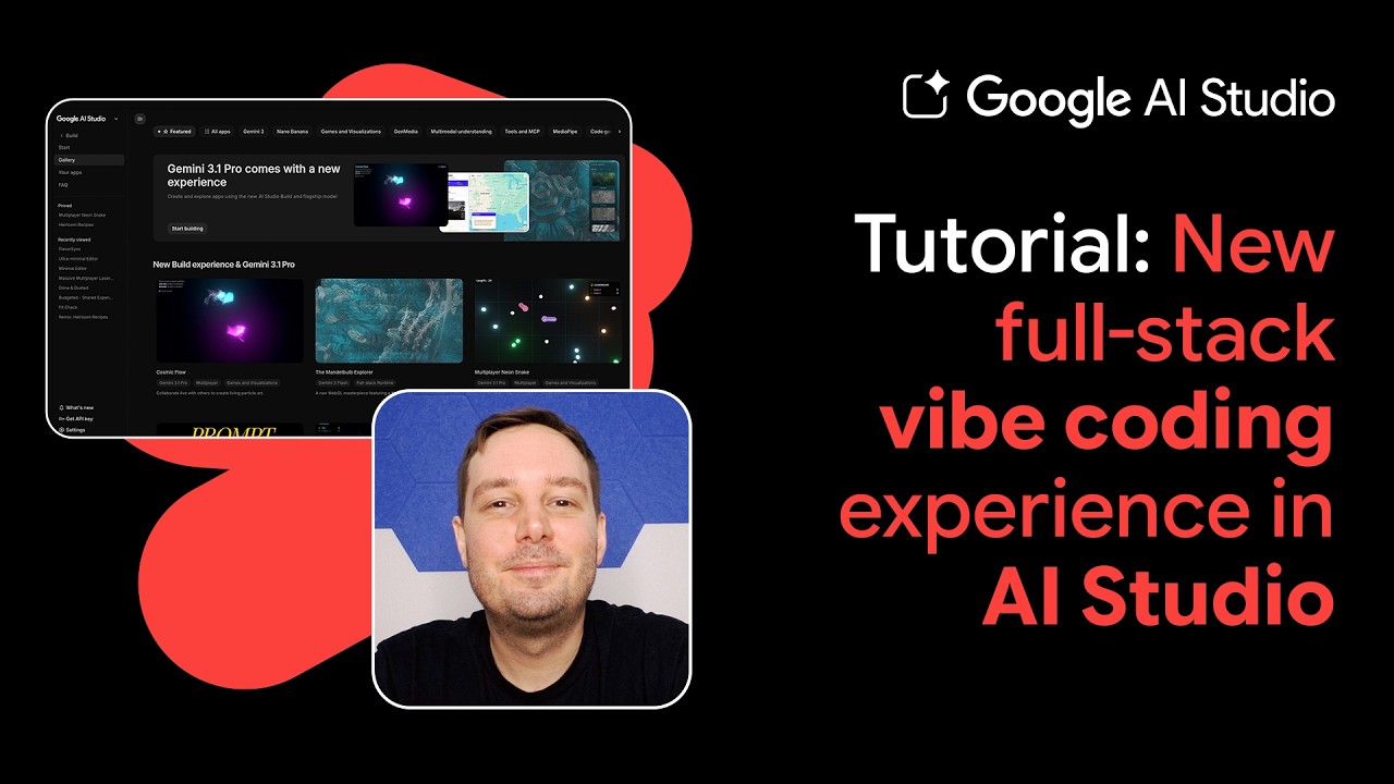 Google AI Studio's new full-stack vibe coding experience