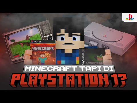 Playing Minecraft on PlayStation 1 & 2 - TOO SCARY?!