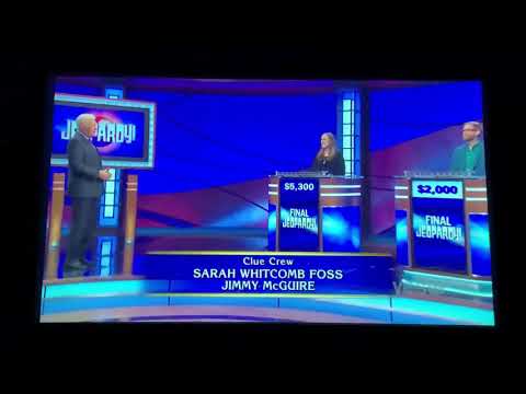 Jeopardy short end credits, Kristin Hucek Day 2 (10/16/20)