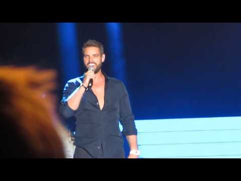 Boyzone 'Love You Anyway' Keith Duffy Talking to audience Epsom Downs Live BZ20 Tour July 2014